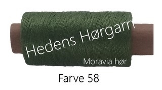 Moravia Hør 40/2 farve 58 Gran grøn